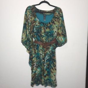 Beautiful Jewel Toned Bisou Bisou dress.